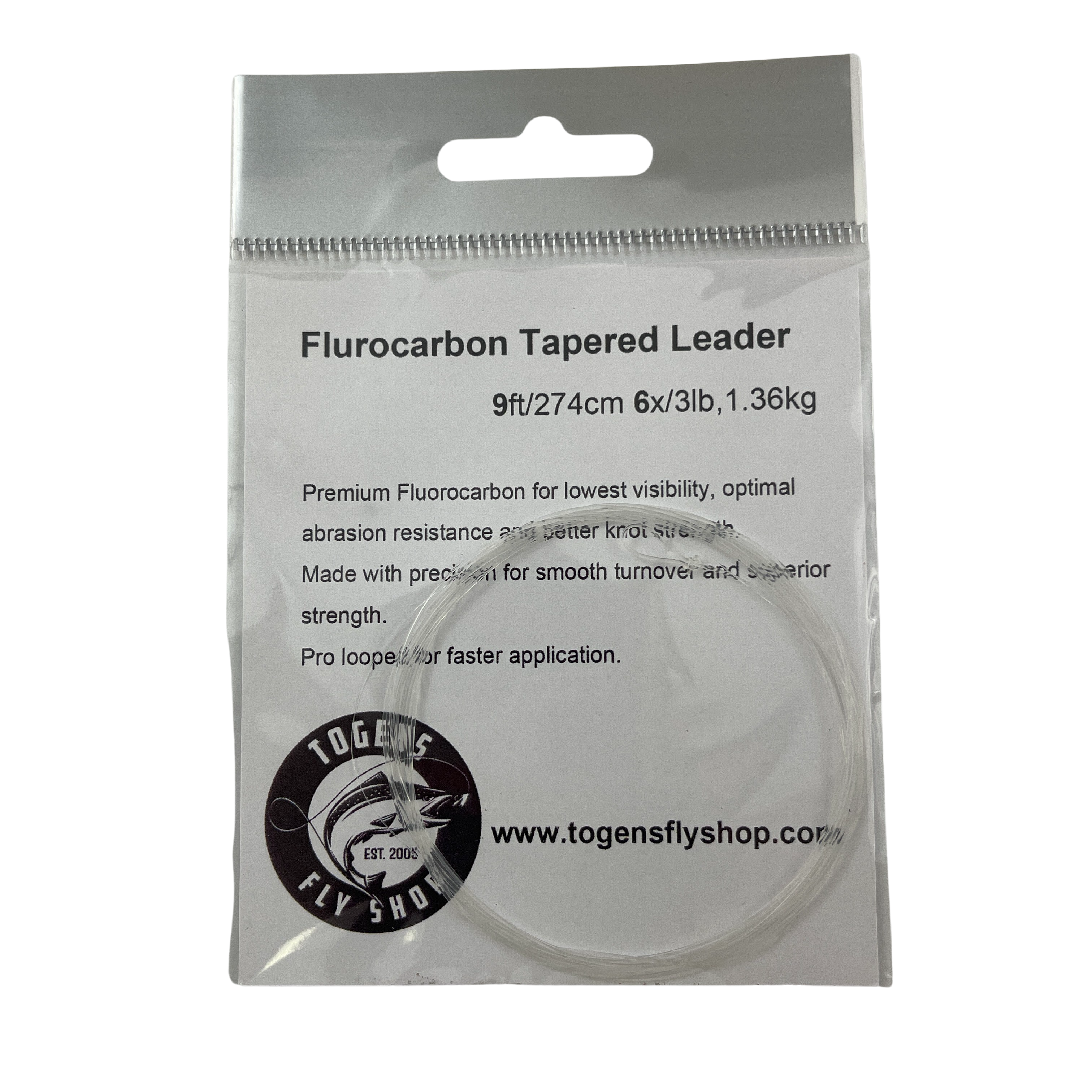 9FT Premium Tapered Leader Fly Fishing Line Leaders Line