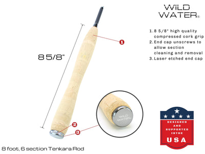 8' Tenkara Rod | Wild Water Fly Fishing