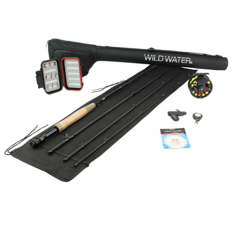 Wild Water Standard Fly Fishing Kit, 9 ft 5/6 wt Rod