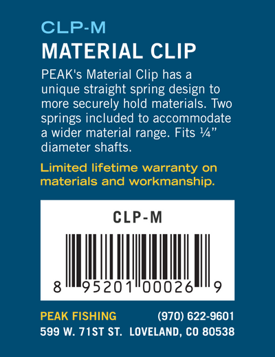 Material Clip w/ 2 springs