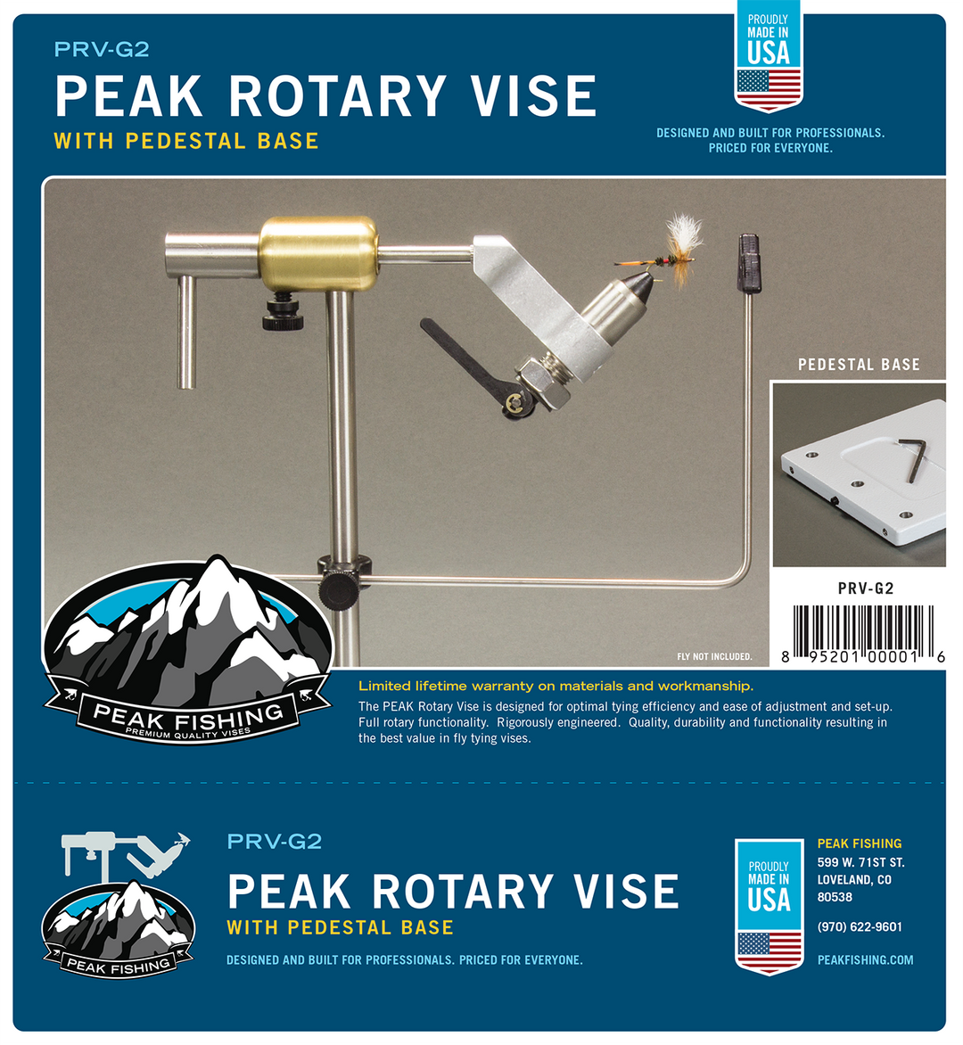 PEAK Rotary Vise – Togens Fly Shop