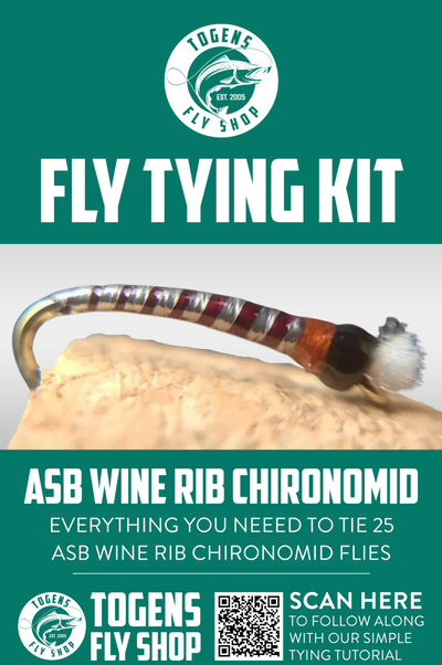 ASB Wine Rib Chironomid Tying Material Kit