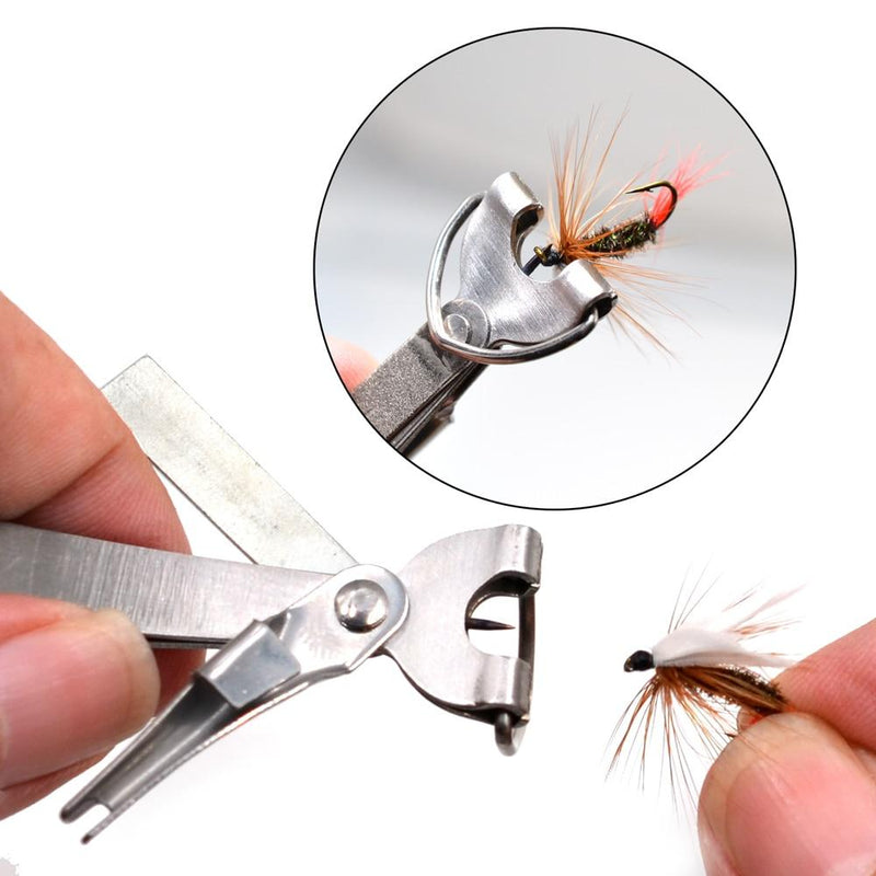 Fish Quick Knot Tying Tool 4 In 1 Fly Fishing Line Clippers Fly