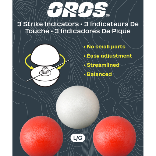 OROS Indicator 3pk Medium Red & White