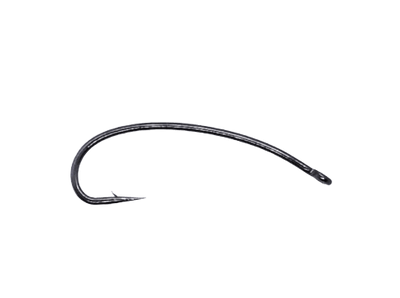 50x Black Nickel Barbless Dry Fly Hooks - Eye Down Style, Sizes 10# To 18#, For Freshwater & Saltwater Fishing